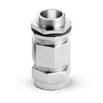 CHI Brass Double Compression Glands Nickel Plated 3/4 inch_0