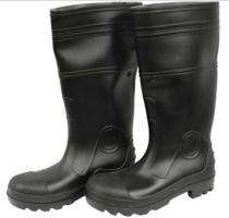 DSS Rubber Steel Toe Safety Shoes Black_0