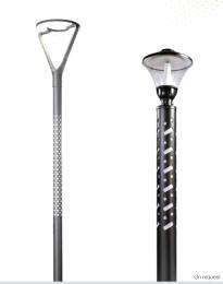 Ensave Mild Steel 5 m Decorative Light Poles_0