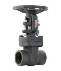 L&T 0.5 inch Hand Wheel A105 Gate Valves SW, NPT Trim 5 BB, OS&Y_0