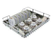 HYLYT Stainless Steel Square Basket Kitchen Storage Organiser_0
