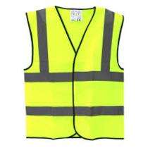 FYCCA Polyester Safety Jackets M Reflective Green_0