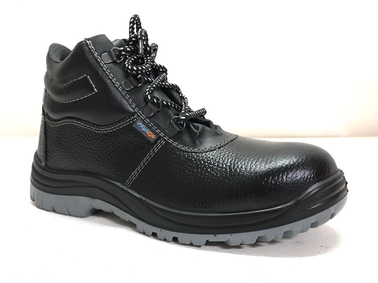 High Light HL-1004DD Leather Steel Toe Safety Shoes Black_0