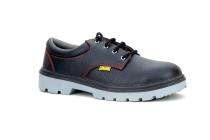 JAMA JS062 Real Leather Steel Toe Safety Shoes Black_0