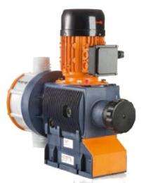 6 - 20 LPH Chemical Dosing Pumps Acid 4 kg/cm2_0