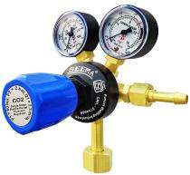 Seema 60 bar Single Stage Co2 Regulators S.S.DG.CO2 - 6 CO2 2 bar_0
