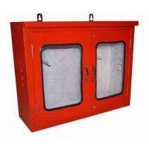 AAG Control Services Mild Steel Double Door Fire Hose Cabinet 15 m_0