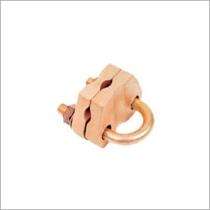 Brass U clamp 200 A 1 to 16mm Earth Clamps_0