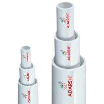 ADARSH 15 mm UPVC Pipes 6 m Socket and Spigot_0