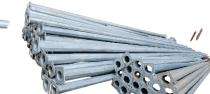 Subham 3 - 12 m Single Galvanized Iron Octagonal Poles_0