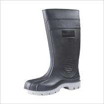 Rubber Rubber Toe Safety Shoes Black_0