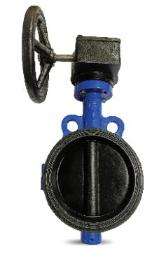 NVR 40 - 500 mm Wafer Type DI Butterfly Valves Screwed to BSP PN 2.0 Art No.120_0
