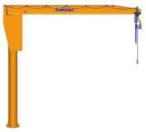 Aardwolf Upto 3 ton Motorized Floor, Pillar Mounted Jib Crane AJCPIL_0