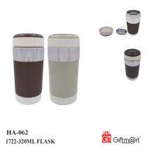 HA-062 Flask Steel and Plastic 320 mL Bottles_0