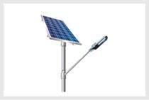 DSP White Poly Perc LED Aluminium 50 Ah Solar Street Light_0