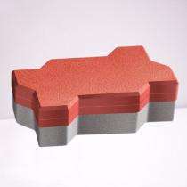 Marva Block 100 mm Zig Zag Paver Blocks 224 x 112.2 mm_0