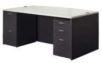Meghdoot Modular Office Tables Black, White Wooden_0