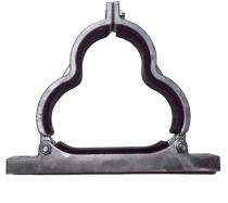 Peace Power Aluminium Trefoil Up to 200 mm Cable Cleats_0