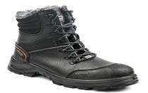 Real Leather Composite Toe Safety Shoes Black_0