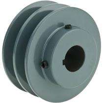Upto 200 mm Double V Groove Belt Pulleys_0