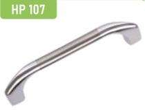 Hippo Zinc Curved Door Handles Satin HP107_0