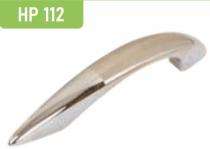 Hippo Zinc Curved Door Handles Antique HP112_0