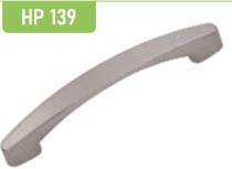 Hippo Zinc Curved Door Handles Antique HP139_0