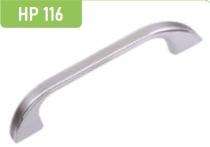 Hippo Zinc Curved Door Handles Chrome HP116_0