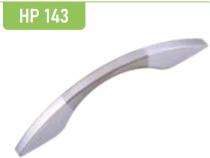 Hippo Zinc Curved Door Handles Antique HP143_0