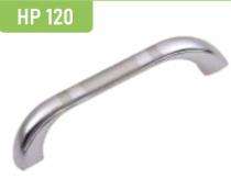 Hippo Zinc Curved Door Handles Chrome HP120_0