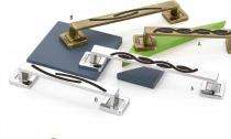 Doorito Stainless Steel Rectangular Door Handles Polished A & B_0