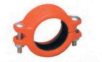 National Ductile Iron 2 inch Couplers Tongue and Grooved ASTM F1476 Style 12 12200_0