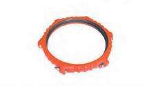 National Ductile Iron 28 inch Couplers Tongue and Grooved ASTM F1476 Style 11 11928_0