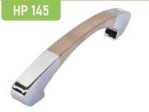 Hippo Zinc Curved Door Handles Satin HP145_0