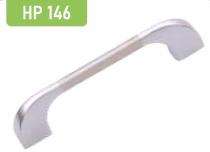 Hippo Zinc Curved Door Handles Satin HP146_0