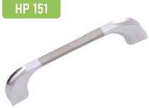 Hippo Zinc Curved Door Handles Satin HP151_0