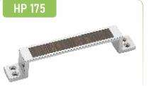 Hippo Zinc Rectangular Door Handles Antique HP175_0