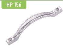 Hippo Zinc Curved Door Handles Antique HP156_0