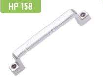 Hippo Zinc Rectangular Door Handles Antique HP158_0