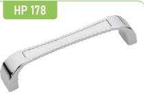 Hippo Zinc Curved Door Handles Chrome HP178_0