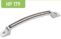 Hippo Zinc Curved Door Handles Satin HP179_0