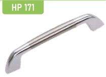 Hippo Zinc Curved Door Handles Antique HP171_0