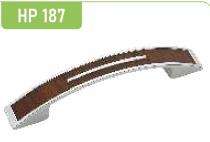 Hippo Zinc Curved Door Handles Chrome HP187_0