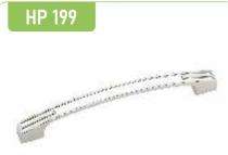 Hippo Zinc Curved Door Handles Antique HP199_0