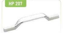 Hippo Zinc Curved Door Handles Satin HP 207_0