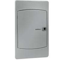 HAVELLS SPN QVE Plus DB Door Grey 4 Way IP42 Distribution Boards Three Phase and Neutral_0