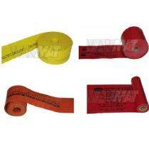 WARMAT 50 - 1200 mm Non Adhesive Polyethylene Warning Tape 0.5 - 5 mm Yellow_0