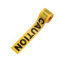 WARMAT 75 mm Non Adhesive Polyethylene Warning Tape 50 - 100 micron Yellow_0