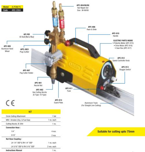 ARCON Gas Cutting Torches 6 - 350 mm_1