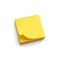Plain 15x15 cm Yellow Sticky Notes_0